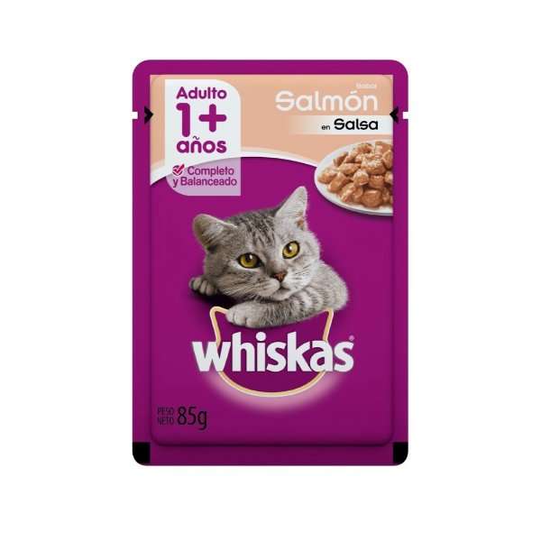 FOTO NUEVA ERA Sachet Whiskas +1 Salmón 85 g