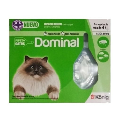 Pipeta Dominal gato + 4 kg