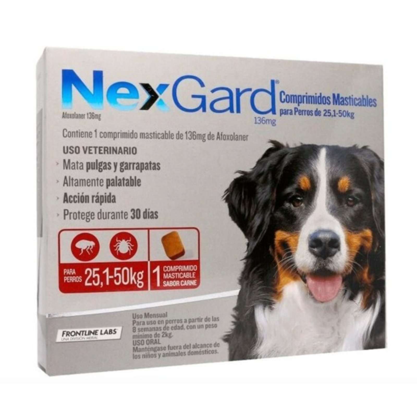 Nexgard 25 a 50 kg - La Tienda Pet Supply