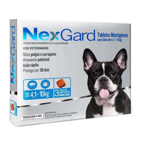 Nexgard 4 a 10 kg x3 Unidades