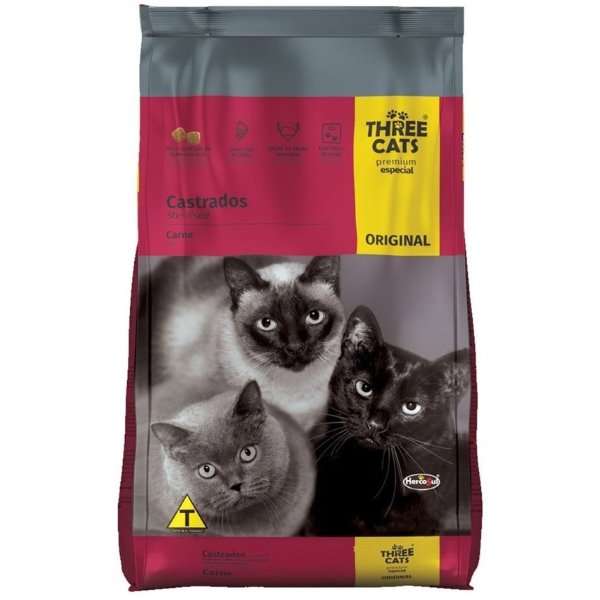 Threecats Gato Castrado Fam Original 15 kg