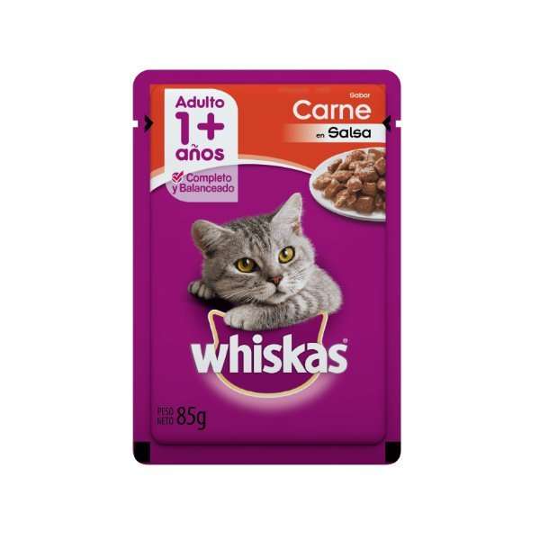 FOTO NUEVA ERA Sachet Whiskas +1 Carne 85 g