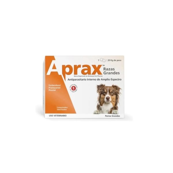 Aprax Razas Grandes 4 comprimidos 20 kg  c/u