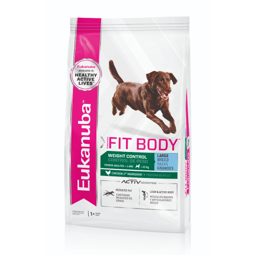 EUKANUBA FIT BODY WC LARGE 15KG CONTROL DE PESO