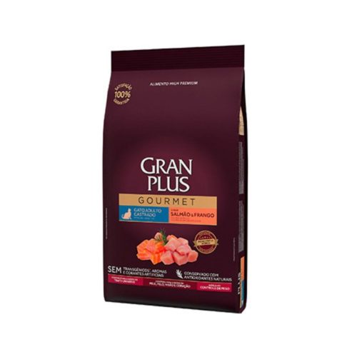GRAN PLUS GORMET GATO CASTRADOS SALMON Y POLLO 10.1KG
