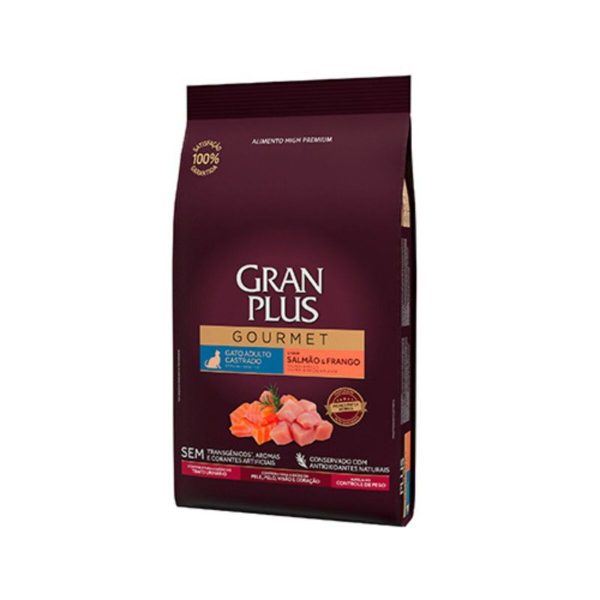 GRAN PLUS GORMET GATO CASTRADOS SALMON Y POLLO 10.1KG