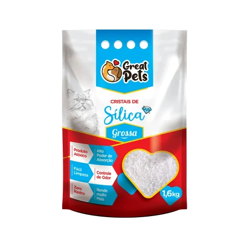 Great Pets Silica Gruesa 1.6kg
