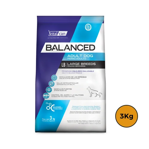 BALANCED-ADULTO-RAZAS-GRANDES-3KG BALANCED ADULTO RAZAS GRANDE 3KG