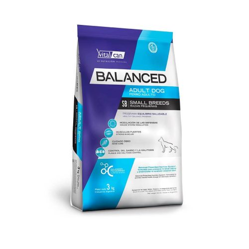 Balanced-Perro-Adulto-Raza-Pequena-3-kg Balanced Perro Adulto Raza Pequeña x 3 kg.