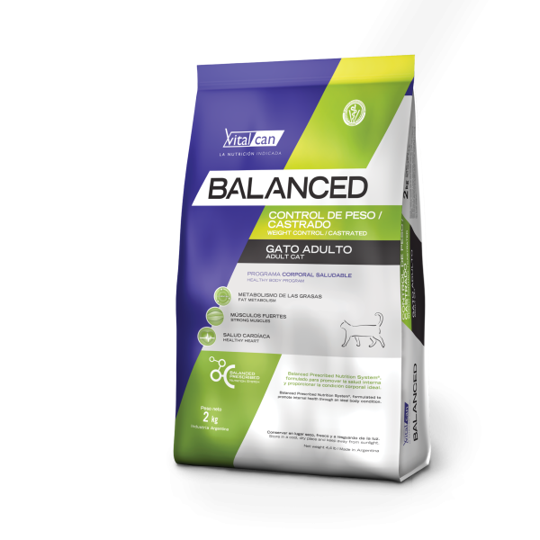 BALANCED GATO CONTROL PESO/CASTRADOS 2KG