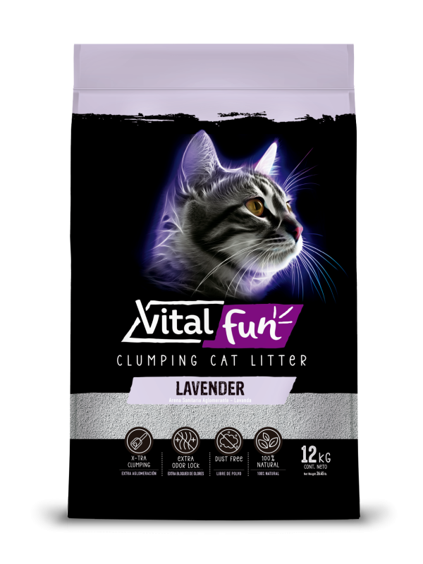 Vitalfun Arena Aglomerante Lavanda 12 kg