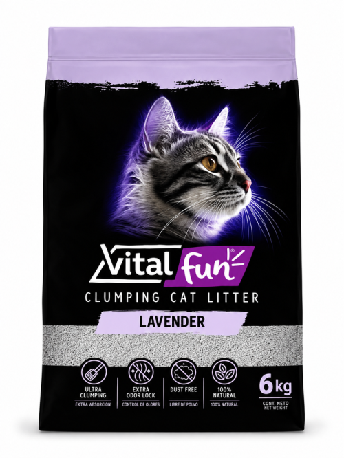 Vitalfun Arena Aglomerante Lavanda 6 kg