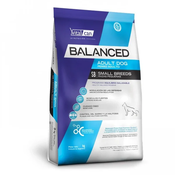 BALANCED ADULTO RAZAS PEQUEÑAS 7.5KG